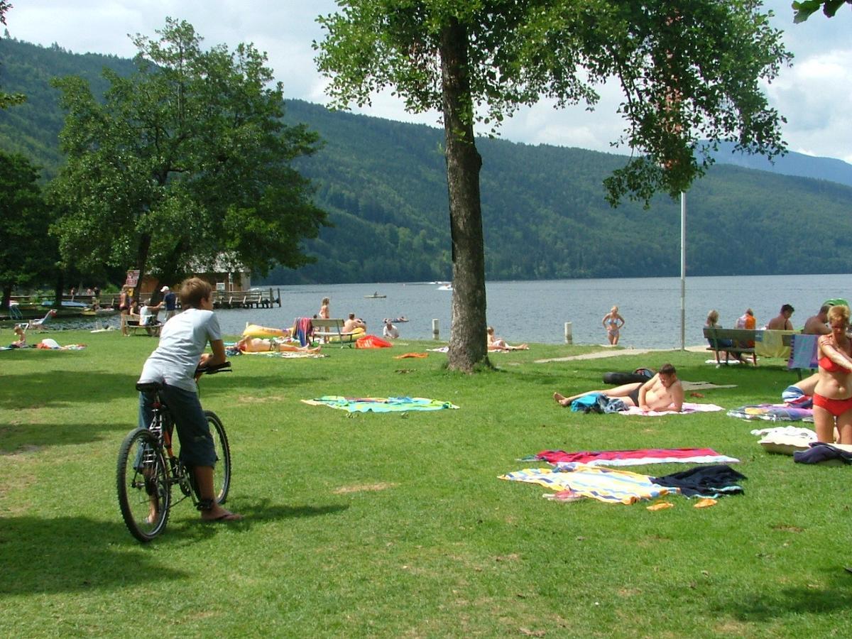 Camping Chalets Brunner Am See Villa Dobriach Ngoại thất bức ảnh