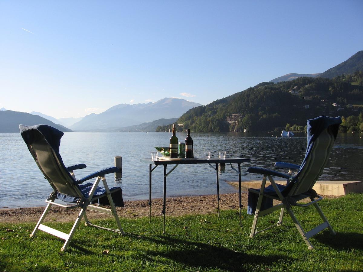 Camping Chalets Brunner Am See Villa Dobriach Ngoại thất bức ảnh